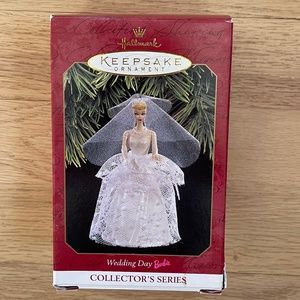 Vintage Hallmark Keepsake Ornament Wedding Day Barbie
